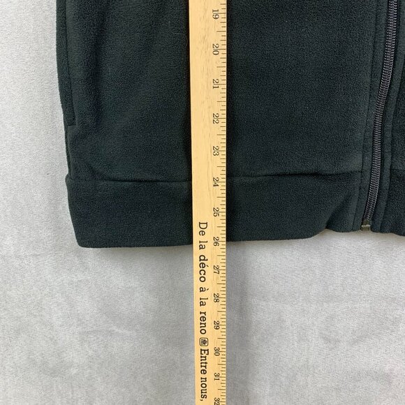 Lacoste Men Sweater Jacket 4 / Medium Black Full Zip Long Sleeve Pockets Thermal - Picture 7 of 9